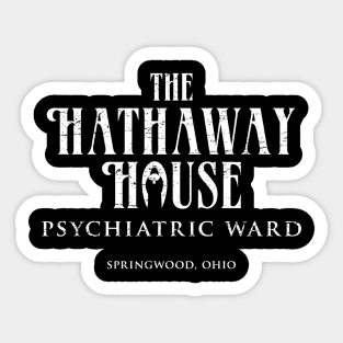 The Hathaway House (aged look) Sticker